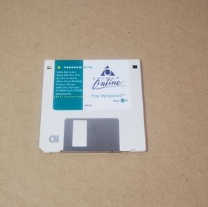 AOL America Online Version 2.0 Floppy Disks 3.5” For Windows. Vintage